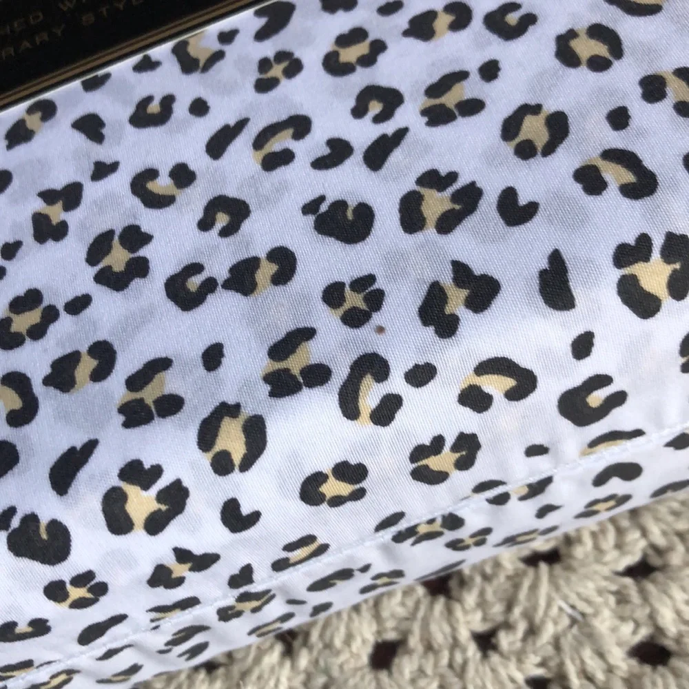 Harlow Fine Linens 4-Piece Queen Sheet Set - Leopard Print